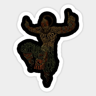 Lee Sin Typography Sticker